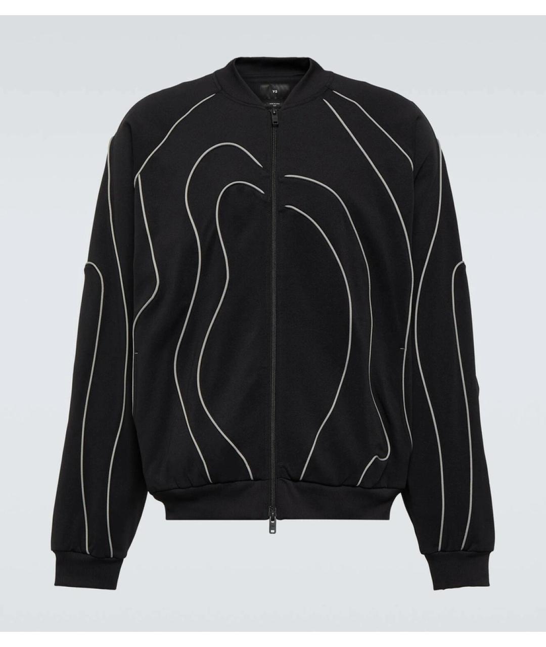 Y-3 Черная полиамидовая спортивная куртка, фото 4