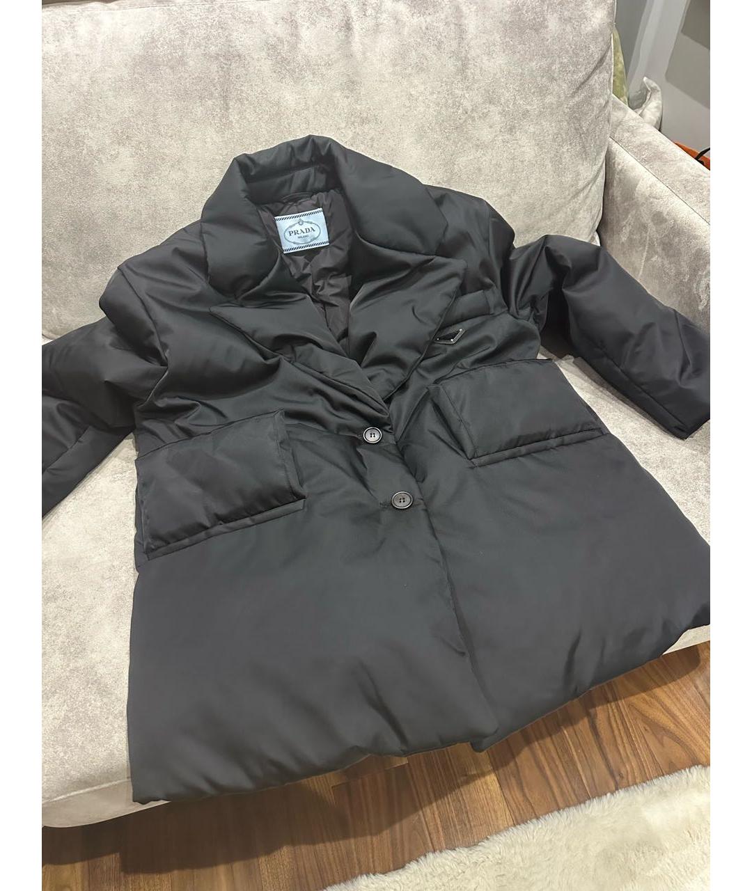 PRADA Черный пуховик, фото 5