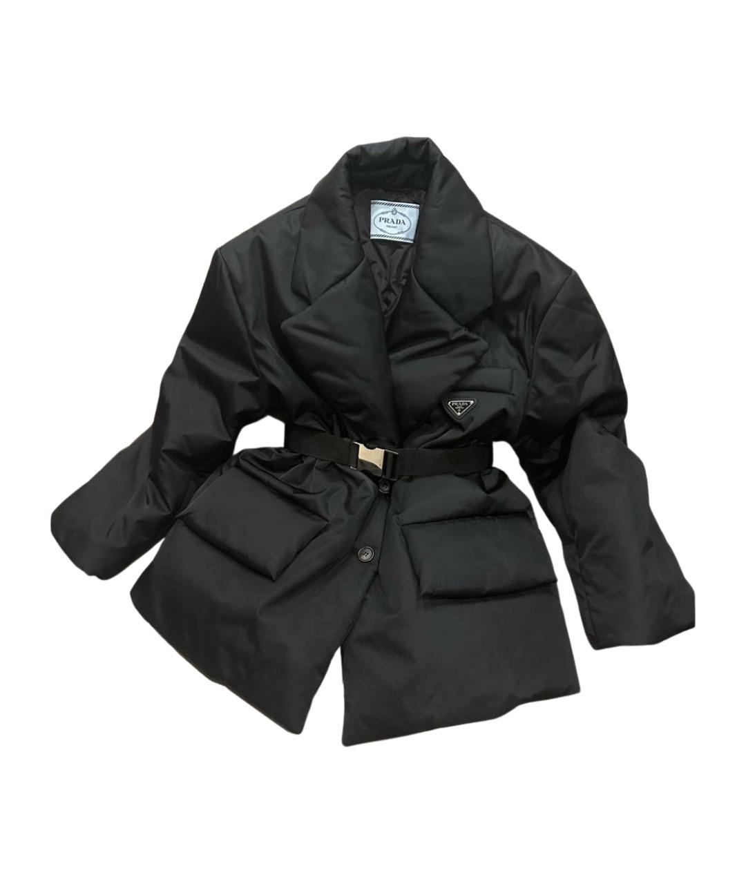 PRADA Черный пуховик, фото 1