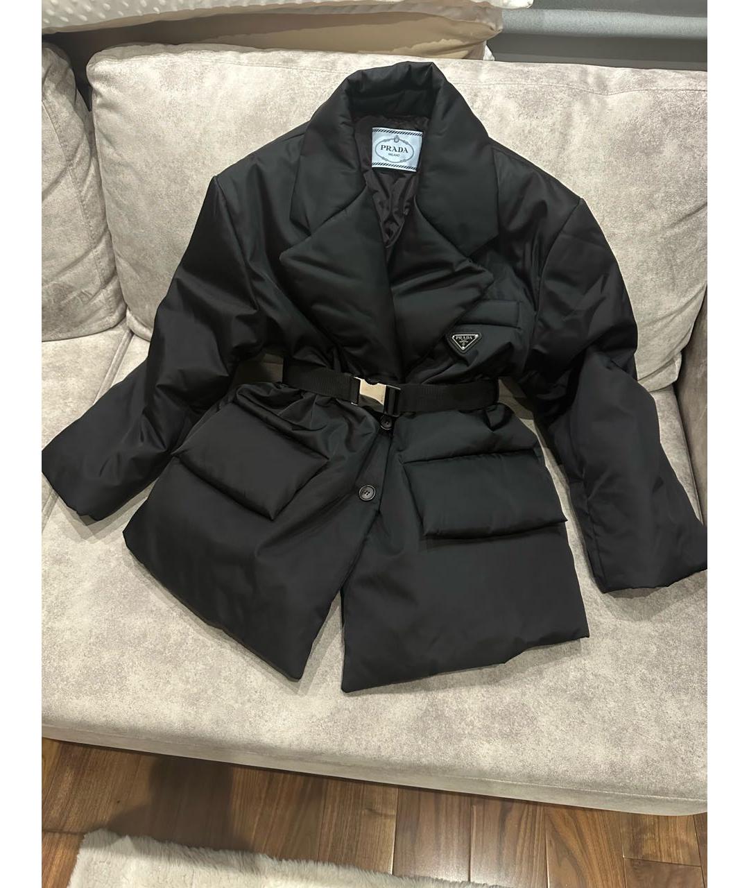 PRADA Черный пуховик, фото 9