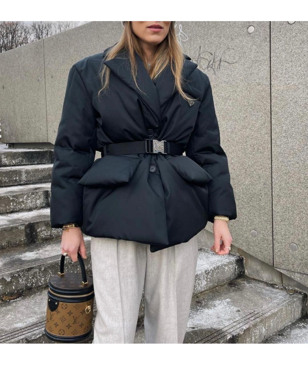 PRADA Черный пуховик, фото 2