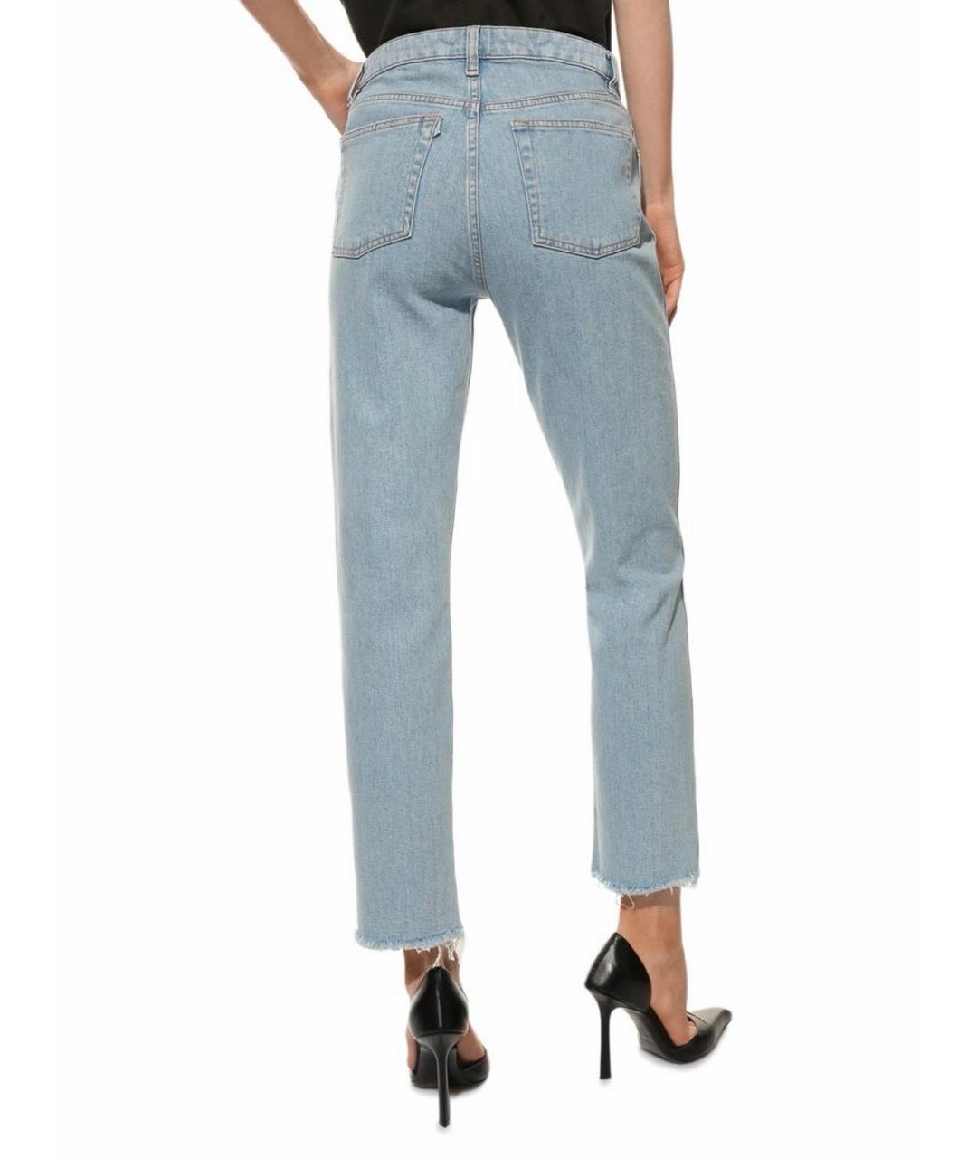 3X1 Голубые хлопко-эластановые джинсы слим, фото 3