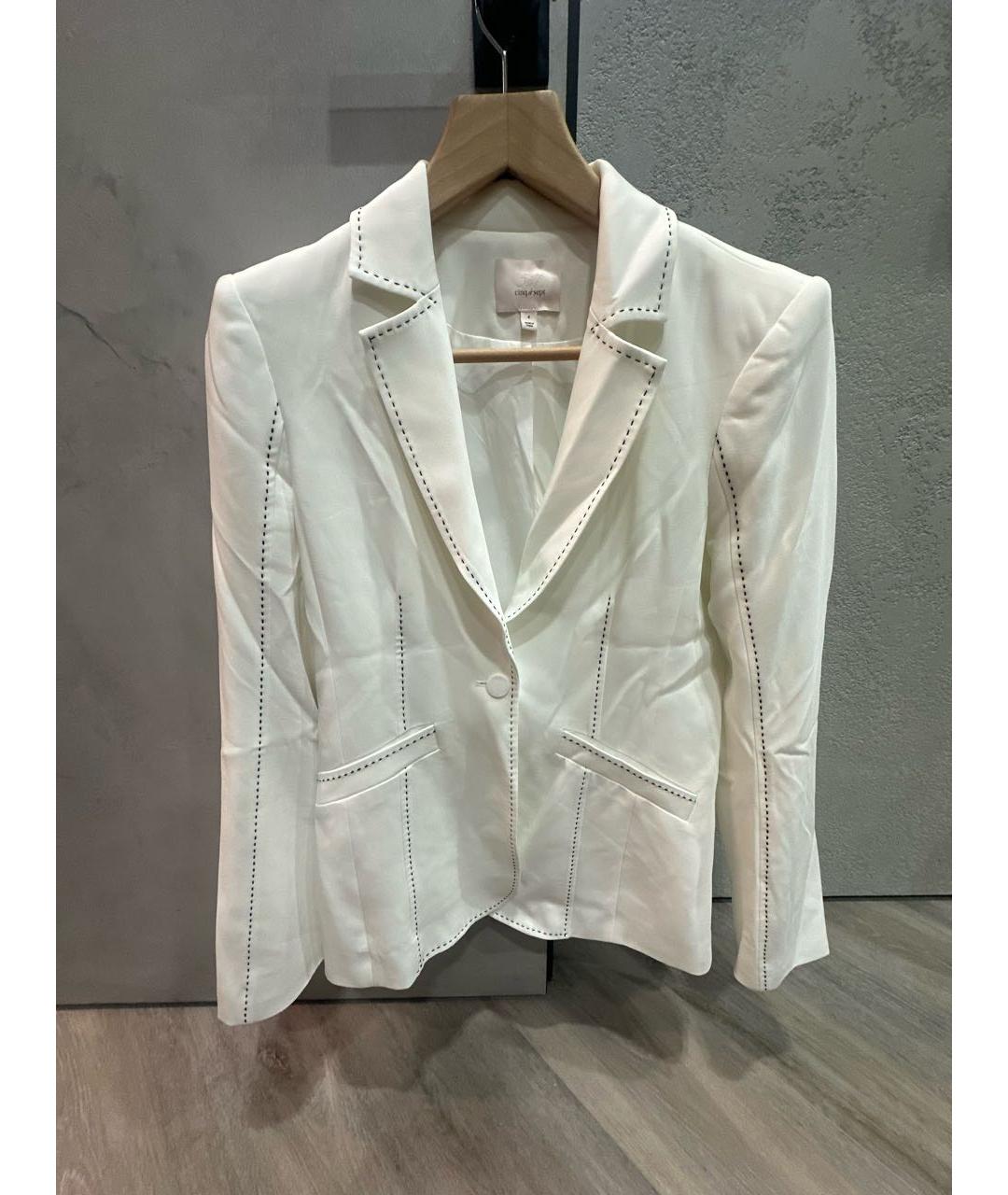 Cinq a sept Белый жакет/пиджак, фото 5