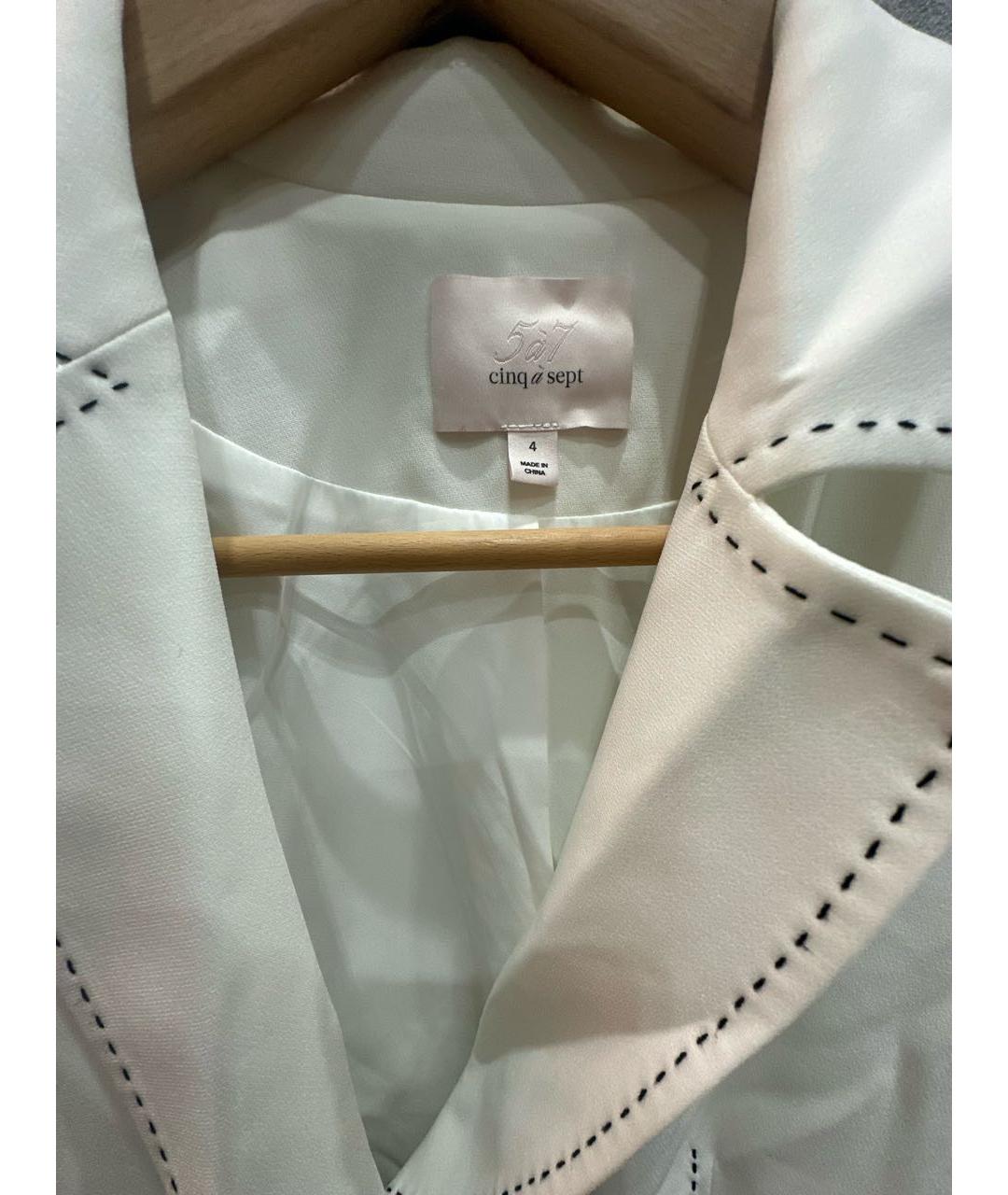 Cinq a sept Белый жакет/пиджак, фото 3