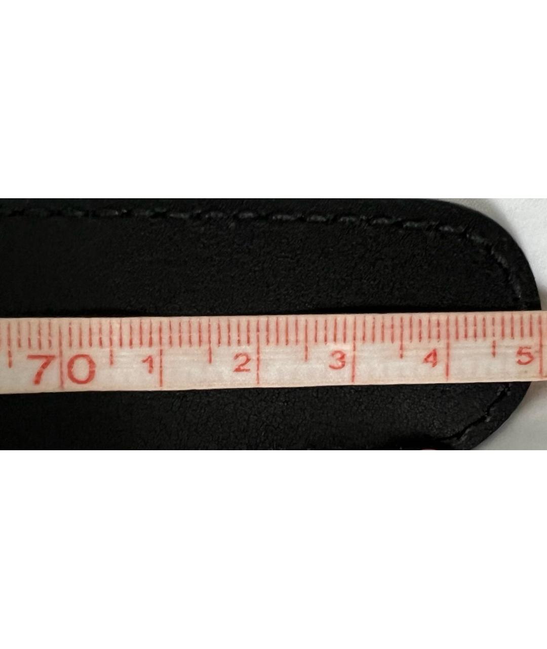 GUCCI Черный кожаный ремень, фото 6