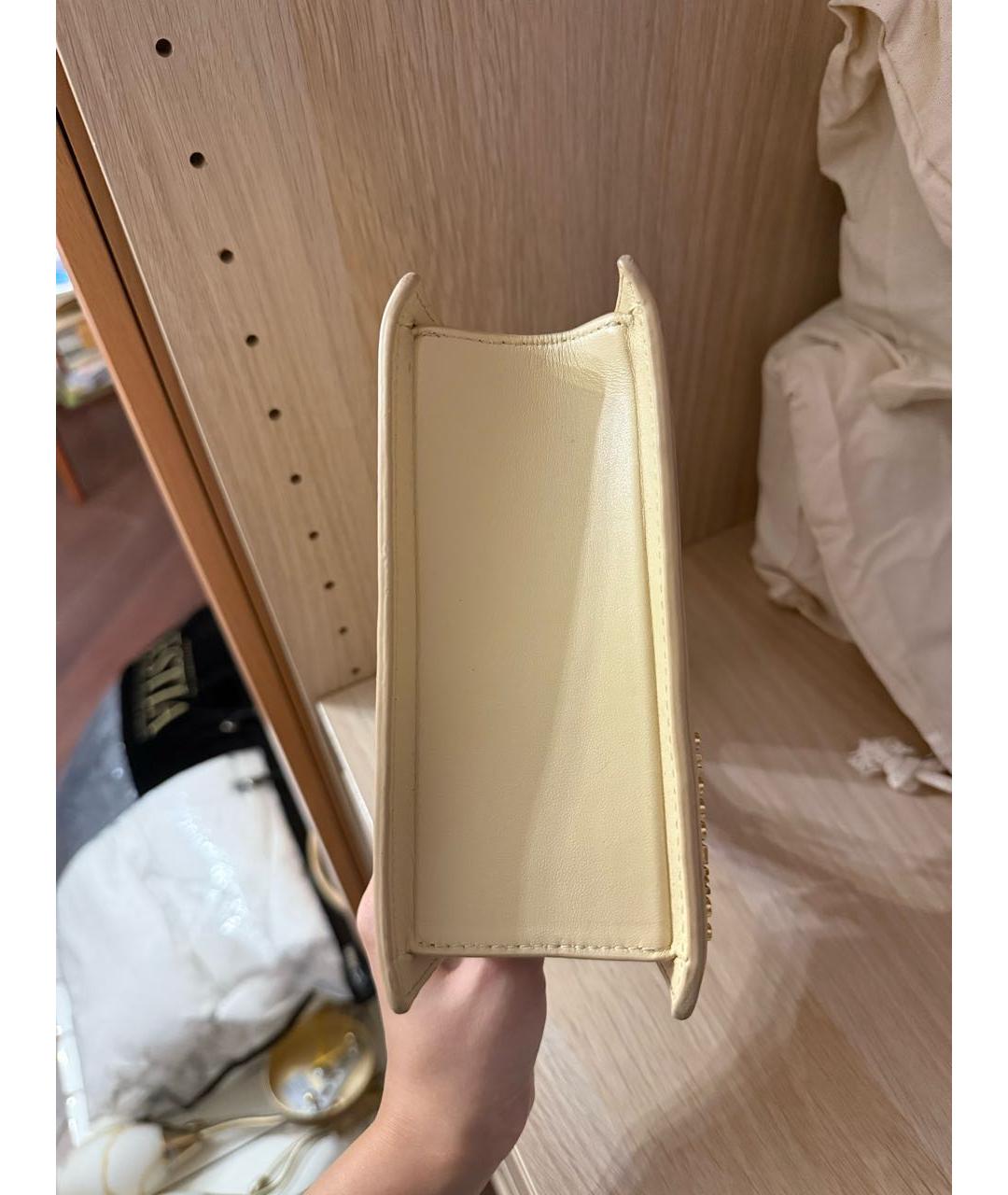 JACQUEMUS Бежевая сумка с короткими ручками, фото 5