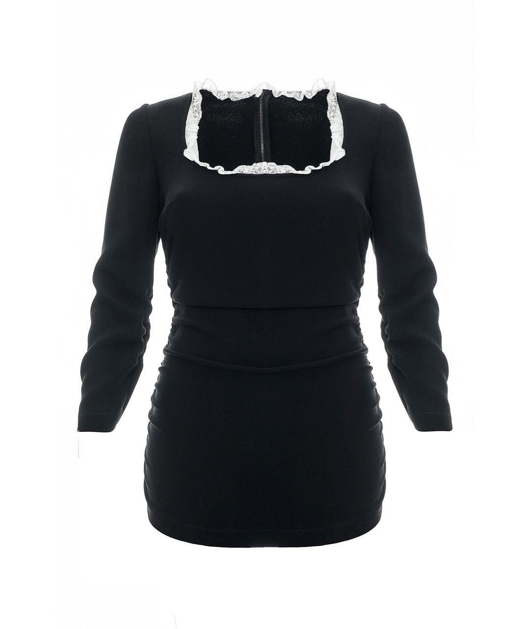 DOLCE&GABBANA Черная вискозная блузы, фото 1