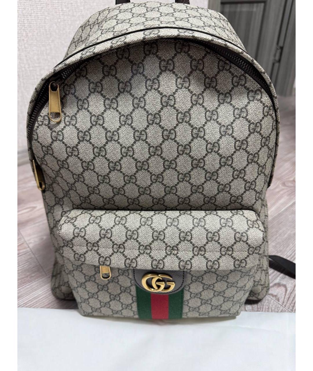GUCCI Коричневый рюкзак, фото 2