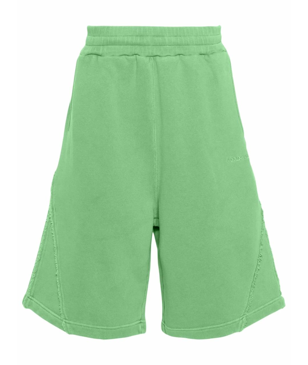A-COLD-WALL* Зеленые хлопковые шорты, фото 1
