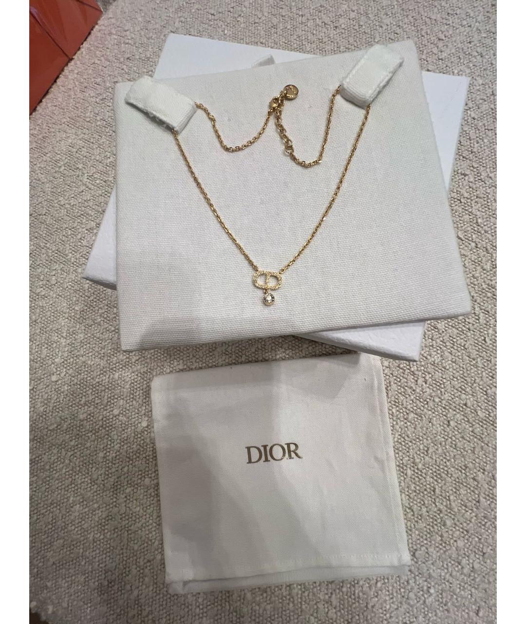 CHRISTIAN DIOR Золотая подвеска, фото 5