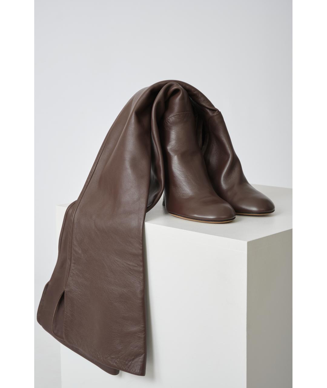 PETAR PETROV Коричневые кожаные сапоги, фото 6