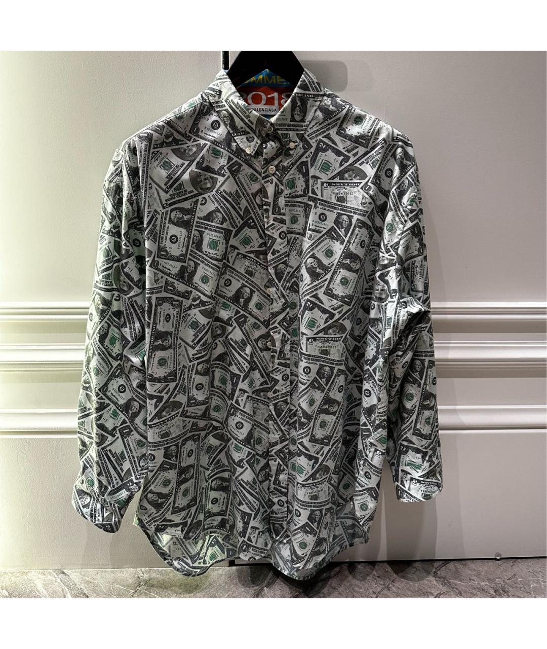 BALENCIAGA Мульти хлопковая рубашка, фото 7