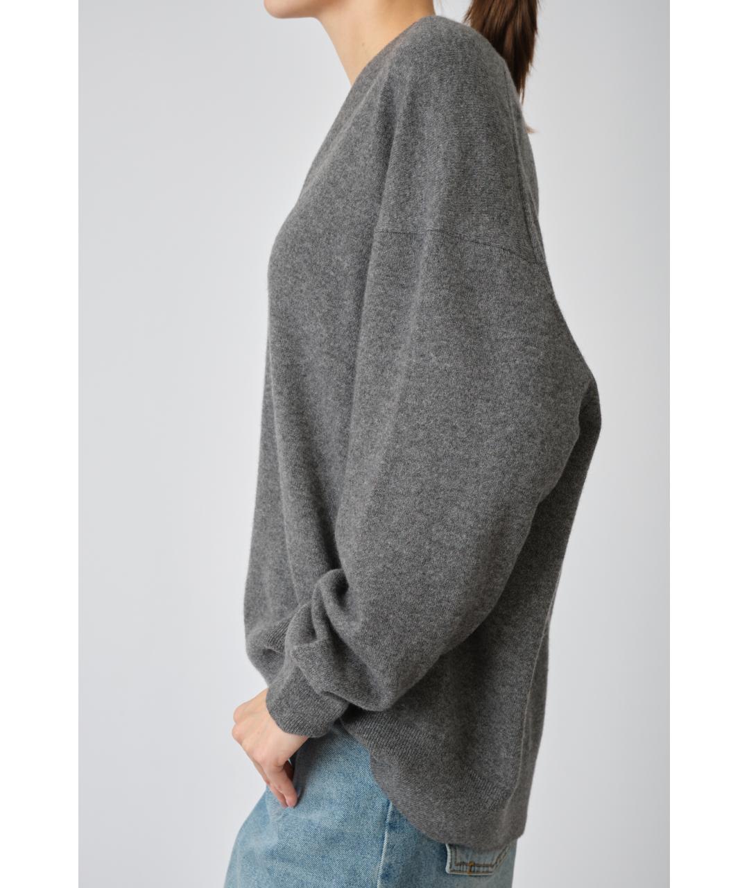 PETAR PETROV Серый кашемировый джемпер / свитер, фото 4