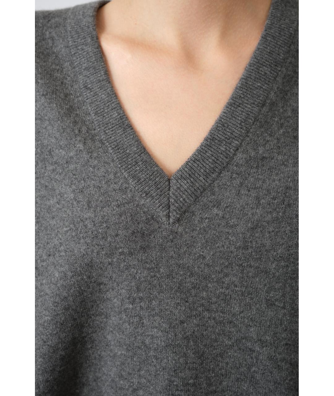 PETAR PETROV Серый кашемировый джемпер / свитер, фото 6