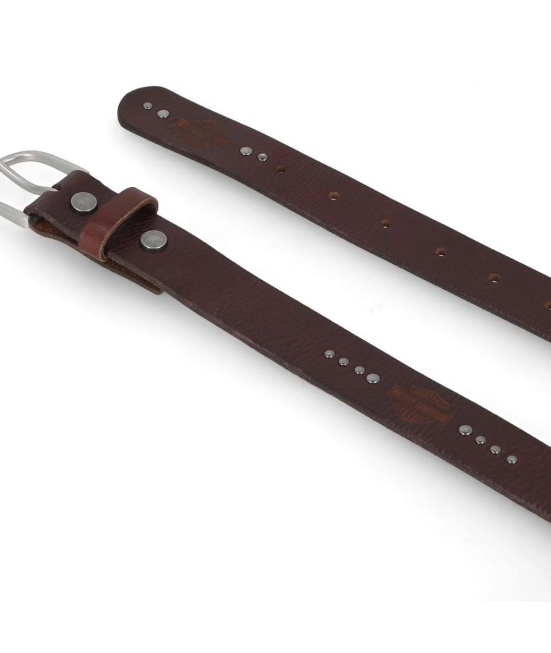 Harley Davidson Коричневый кожаный ремень, фото 6