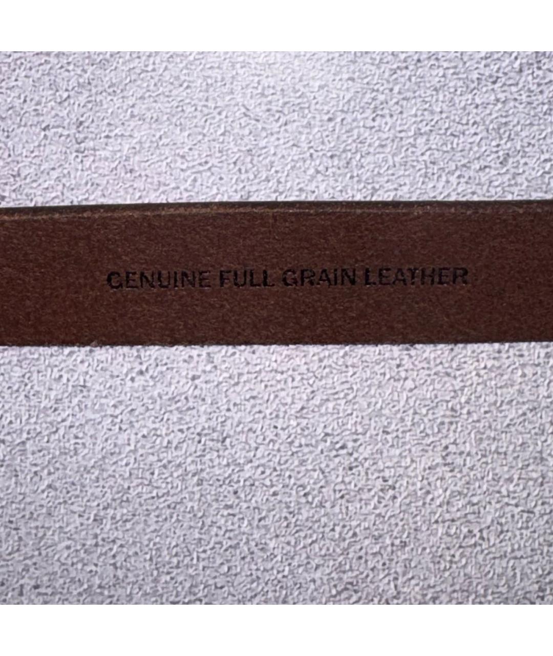 Harley Davidson Коричневый кожаный ремень, фото 3