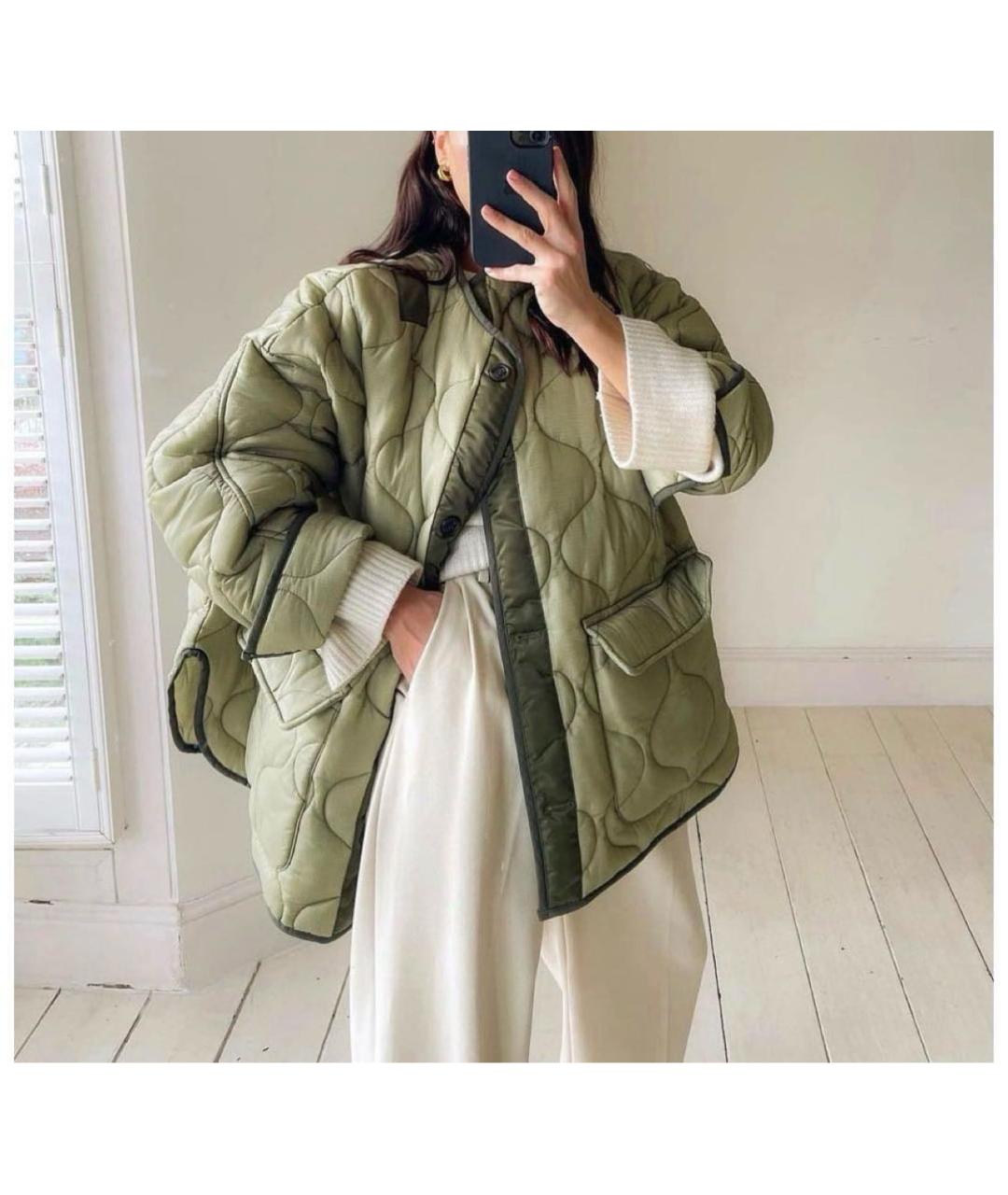 THE FRANKIE SHOP Хаки куртка, фото 4