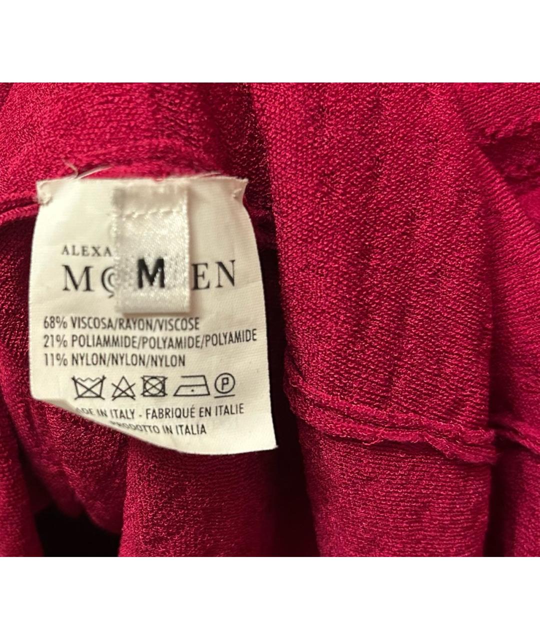 ALEXANDER MCQUEEN Розовое вискозное коктейльное платье, фото 5