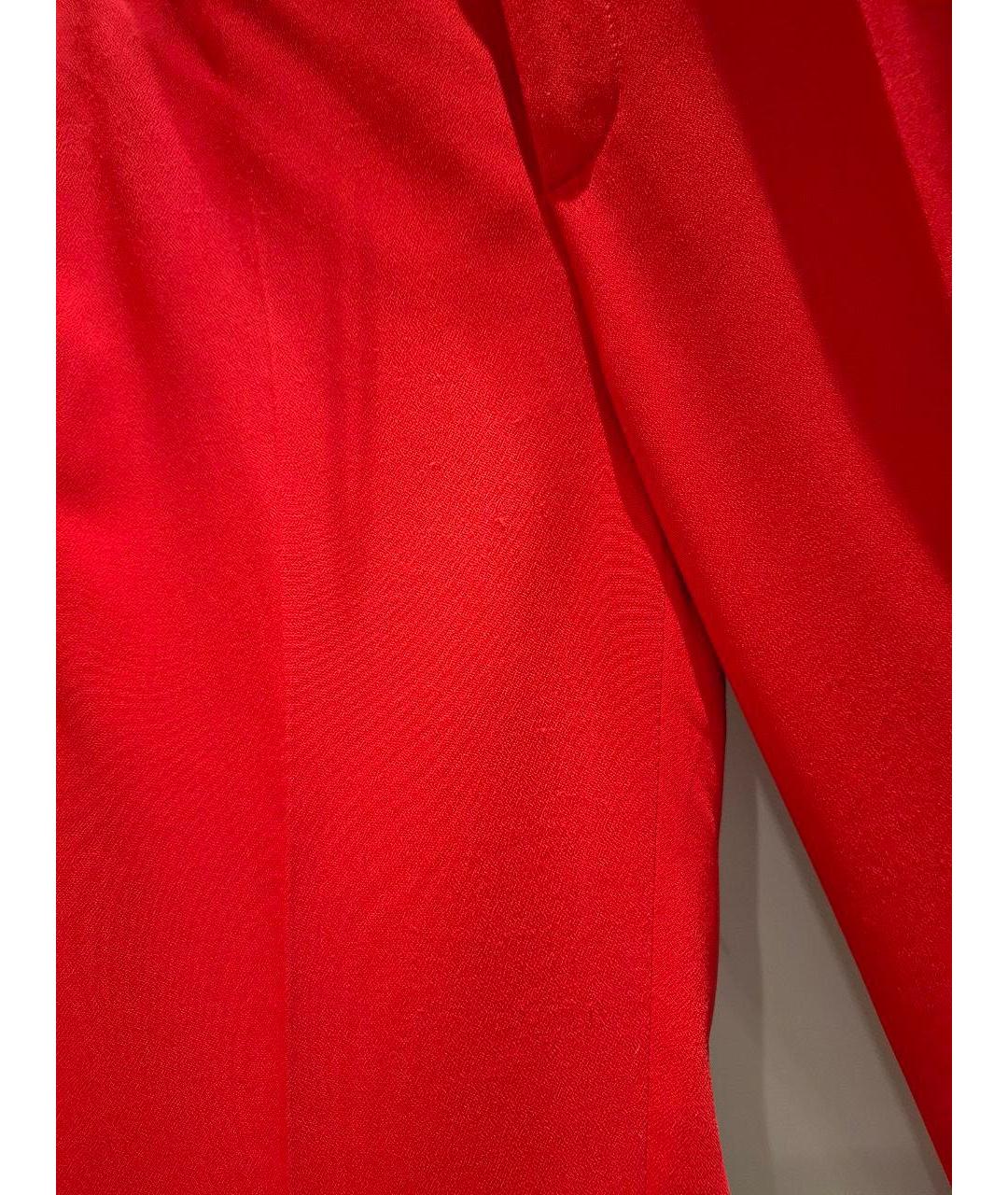 GUCCI Красный шерстяной костюм с брюками, фото 5