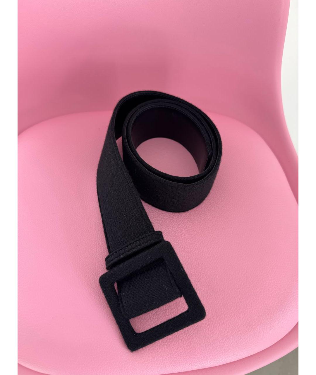 SAINT LAURENT Черный ремень, фото 5