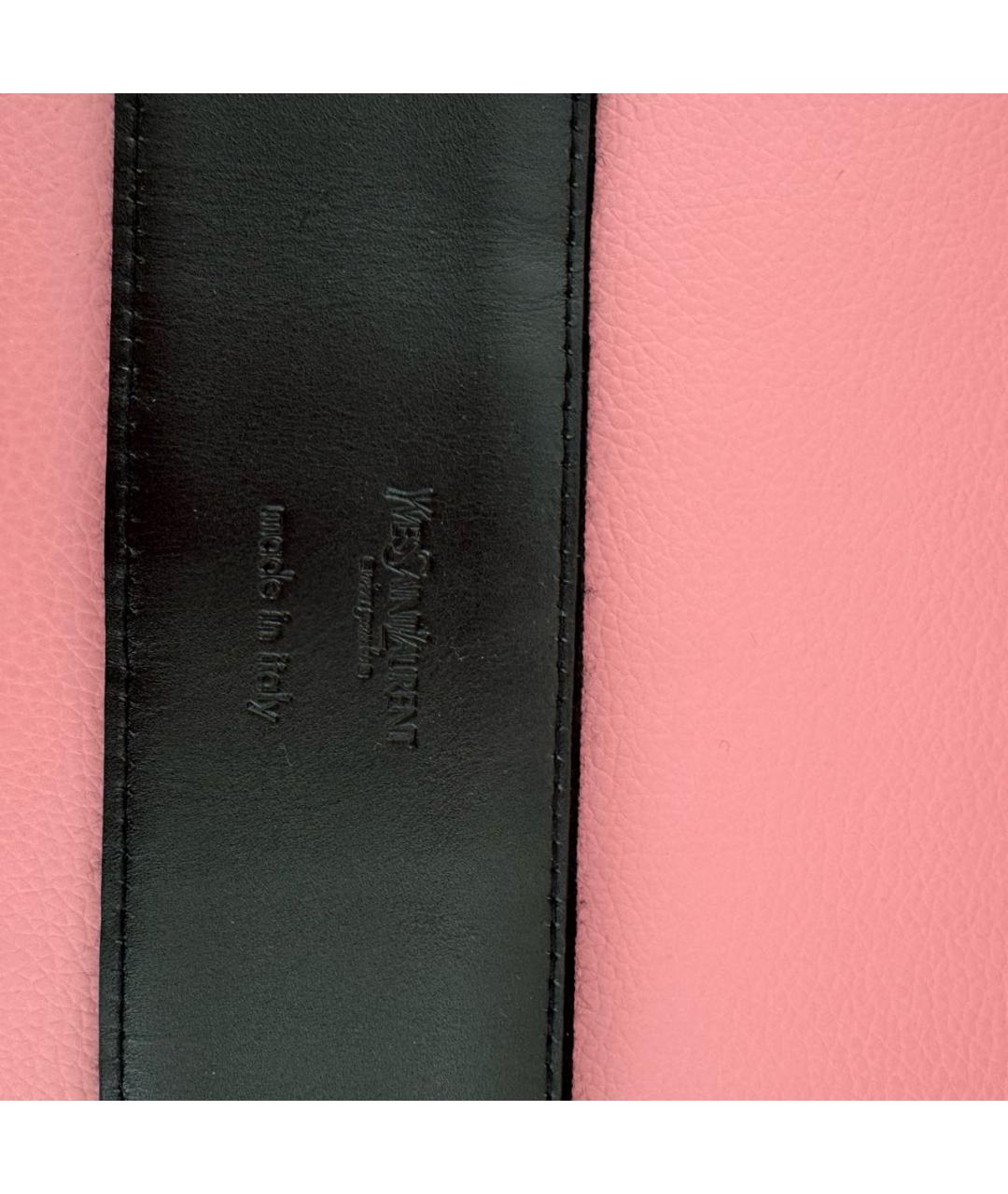 SAINT LAURENT Черный ремень, фото 7