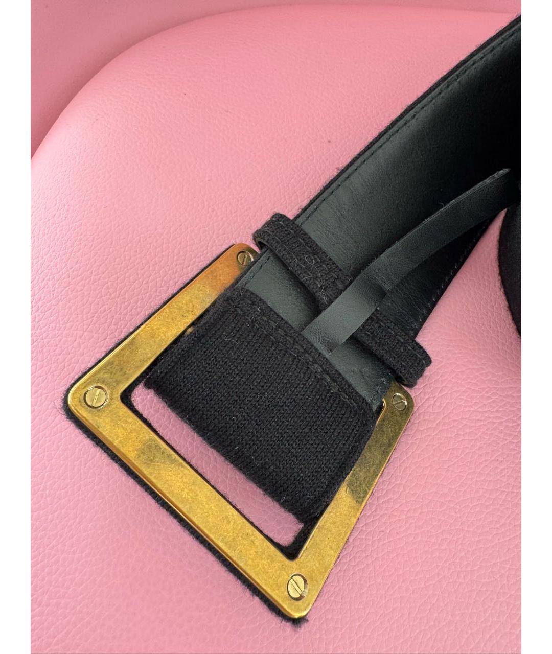 SAINT LAURENT Черный ремень, фото 6