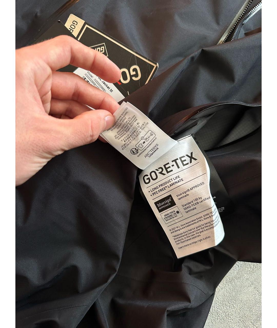 ARCTERYX Черная полиэстеровая куртка, фото 6