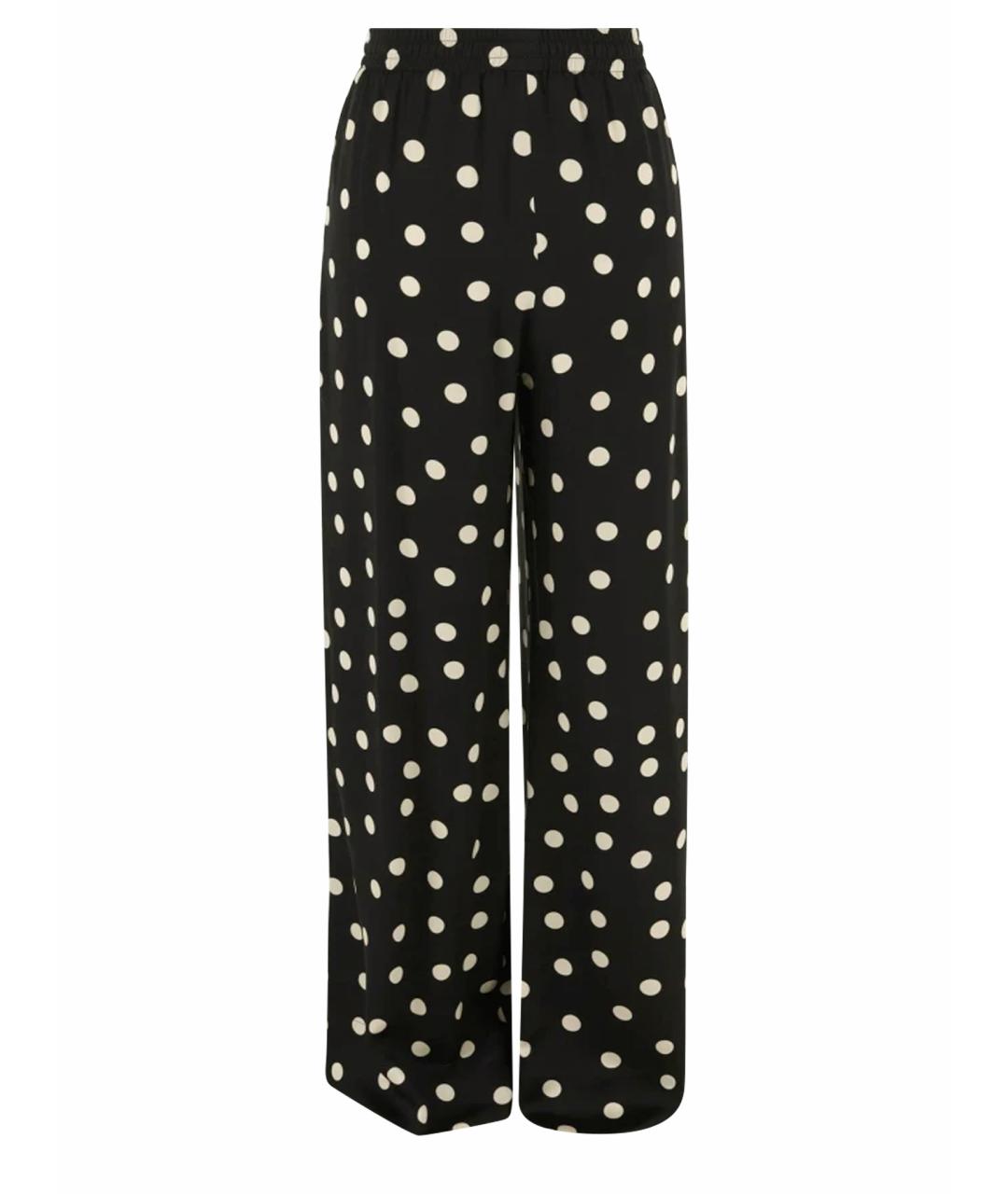 BALENCIAGA Черные полиэстеровые брюки широкие, фото 1