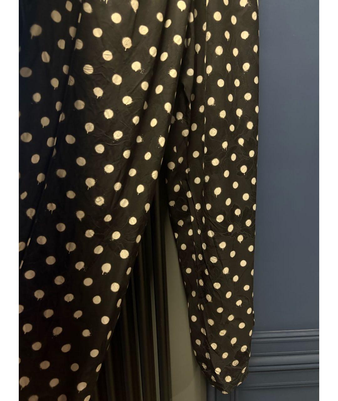 BALENCIAGA Черные полиэстеровые брюки широкие, фото 3