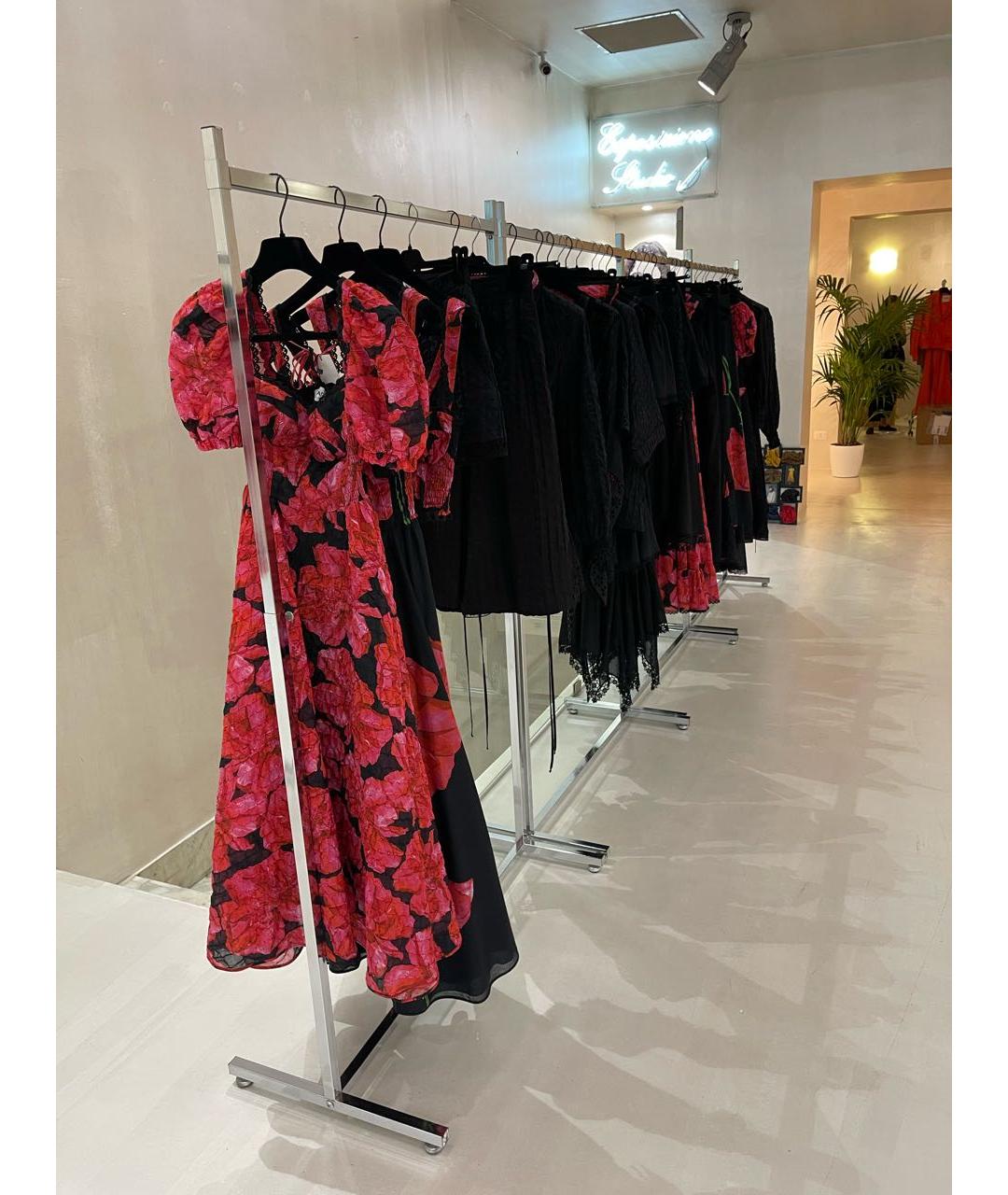 CHARO RUIZ Розовое хлопковое коктейльное платье, фото 5