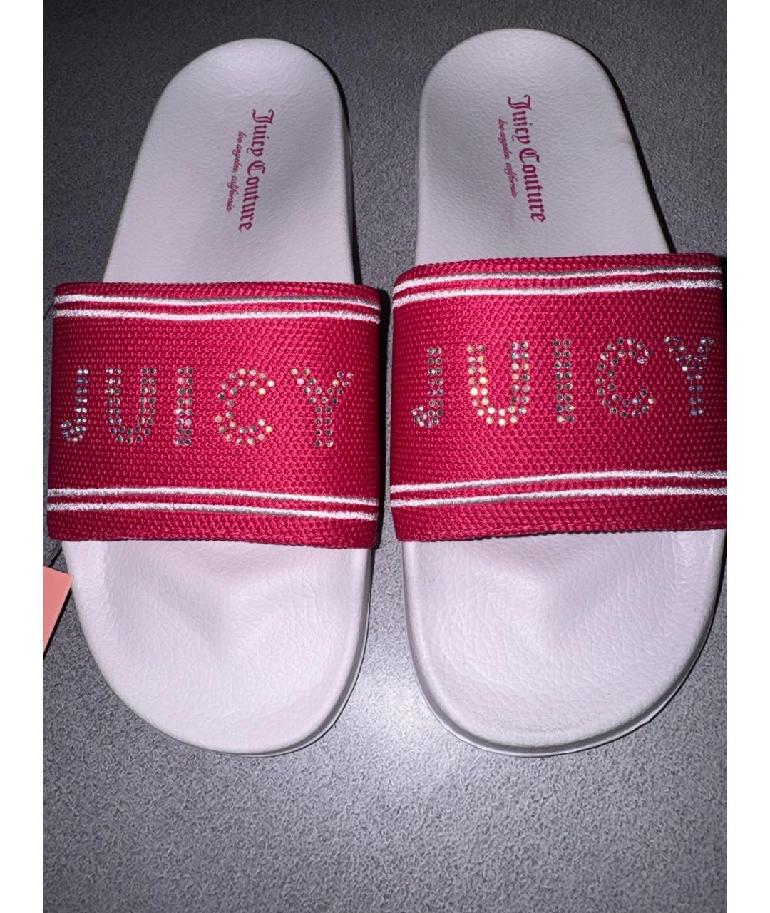 JUICY COUTURE Розовые шлепанцы, фото 7