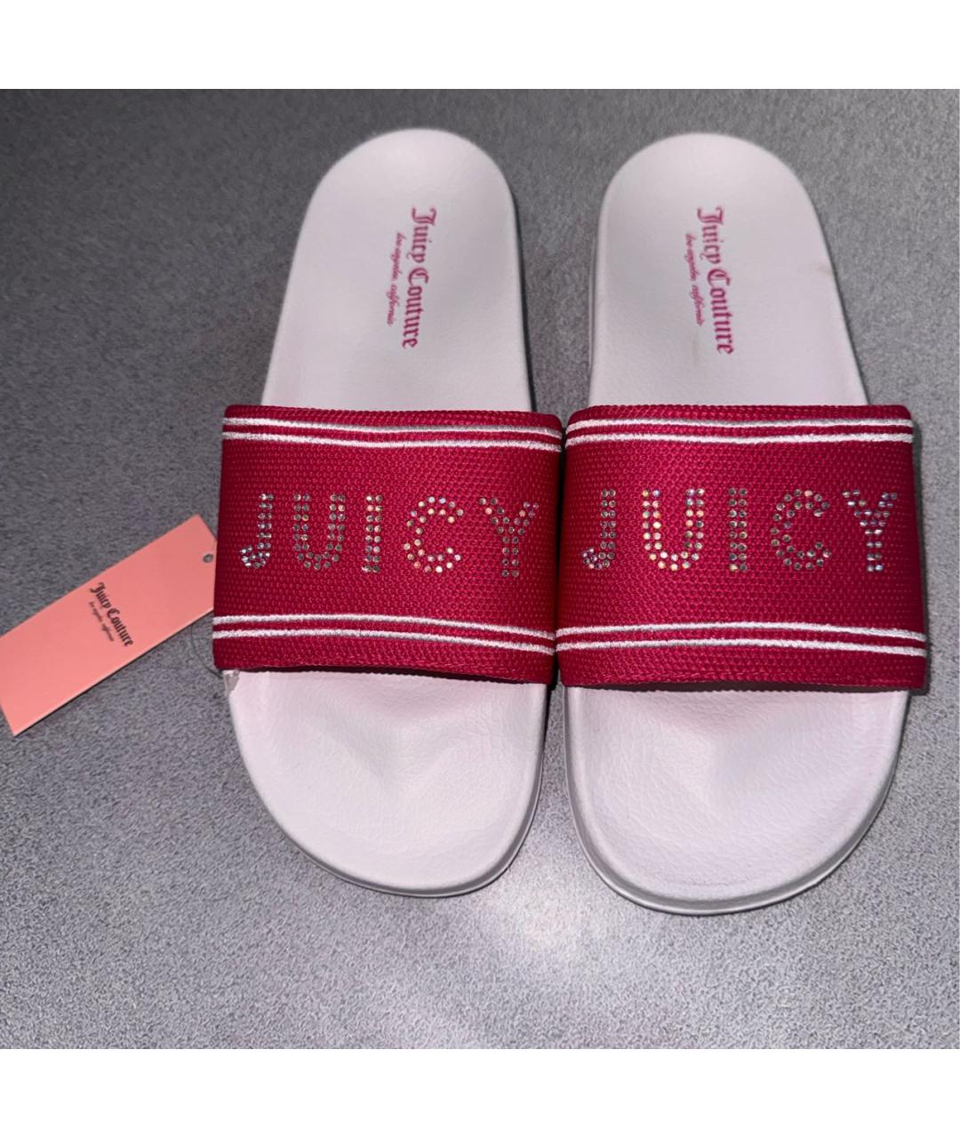 JUICY COUTURE Розовые шлепанцы, фото 6