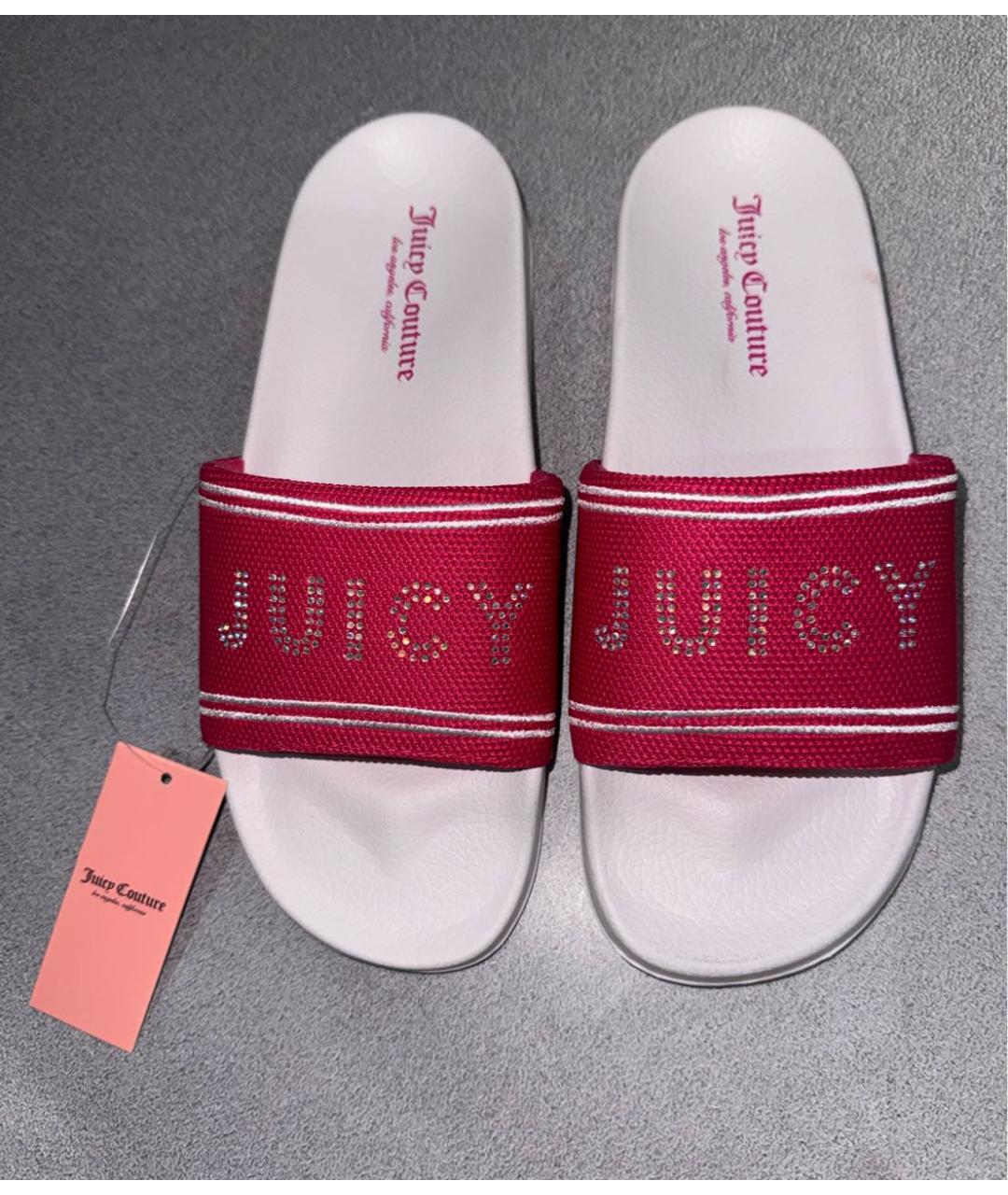 JUICY COUTURE Розовые шлепанцы, фото 2