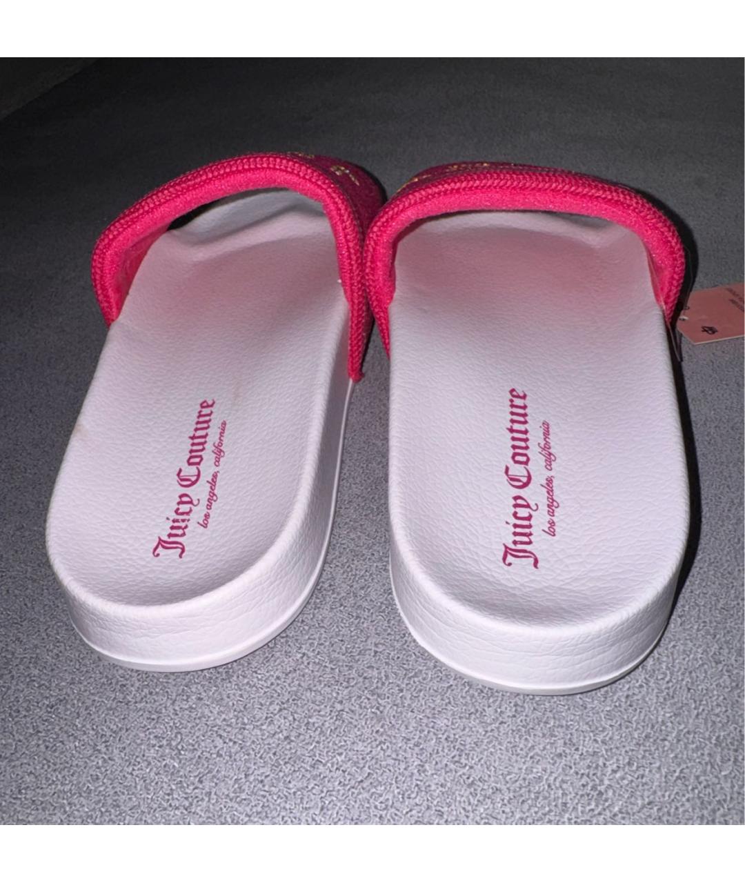JUICY COUTURE Розовые шлепанцы, фото 4