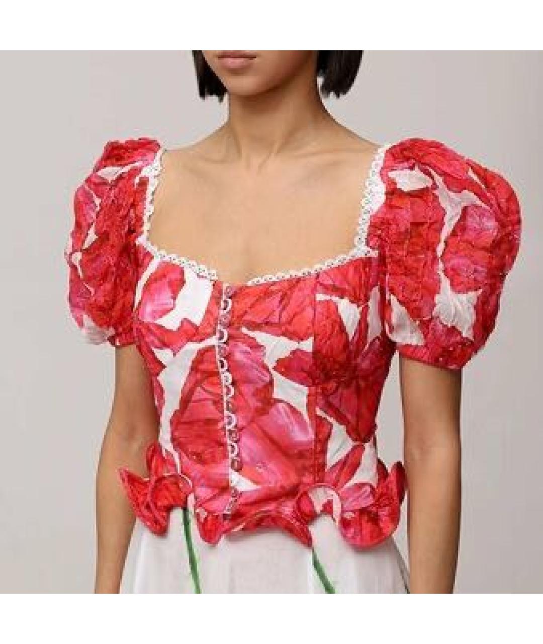 CHARO RUIZ Розовый хлопковый корсет, фото 2