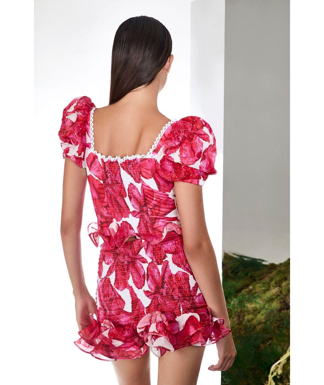 CHARO RUIZ Розовый хлопковый корсет, фото 4