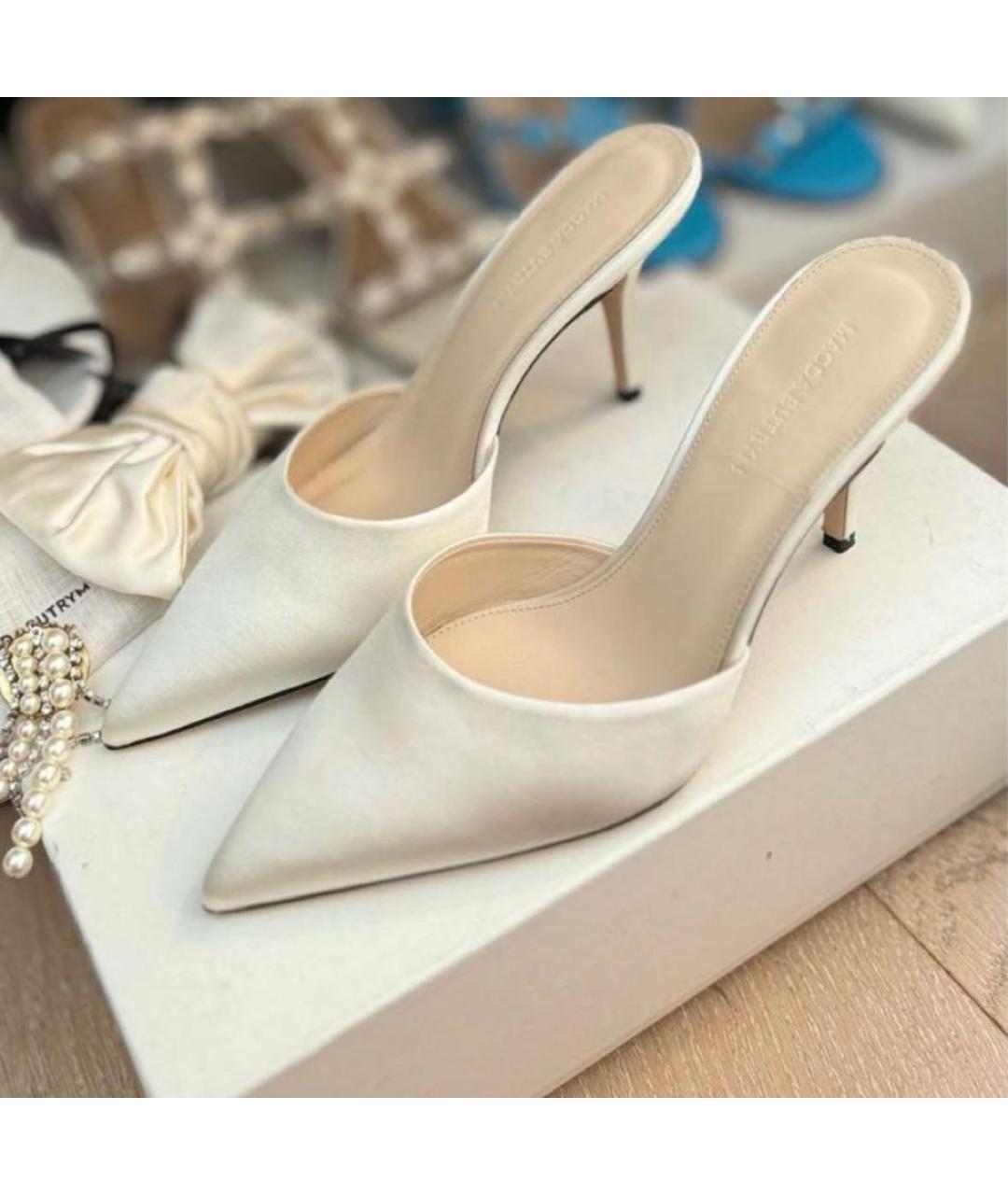 MAGDA BUTRYM Белые кожаные туфли, фото 6