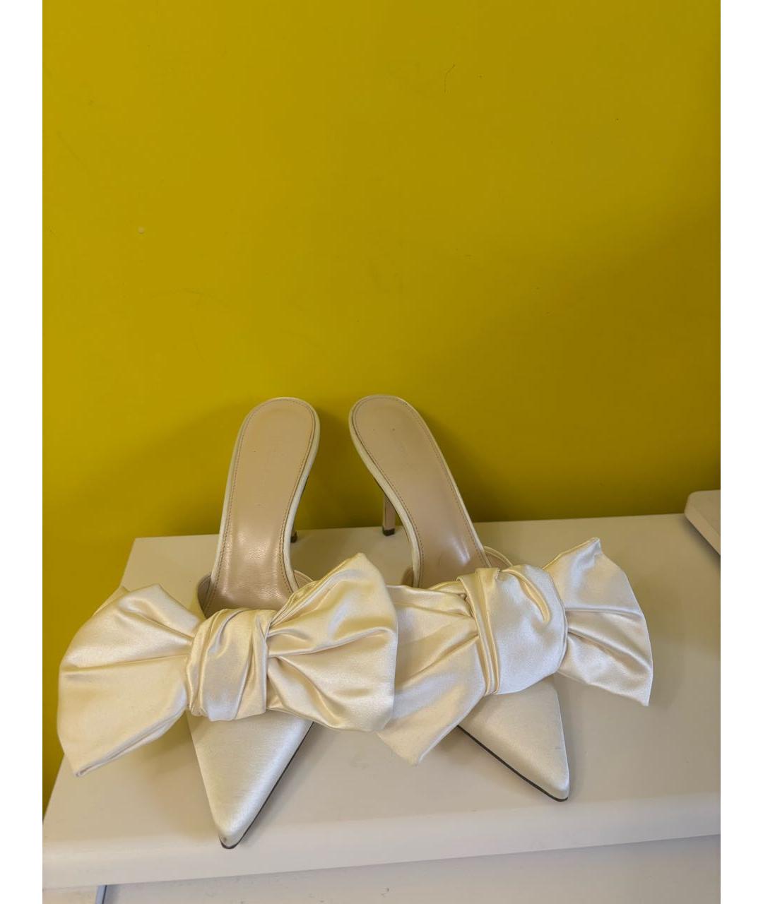 MAGDA BUTRYM Белые кожаные туфли, фото 3