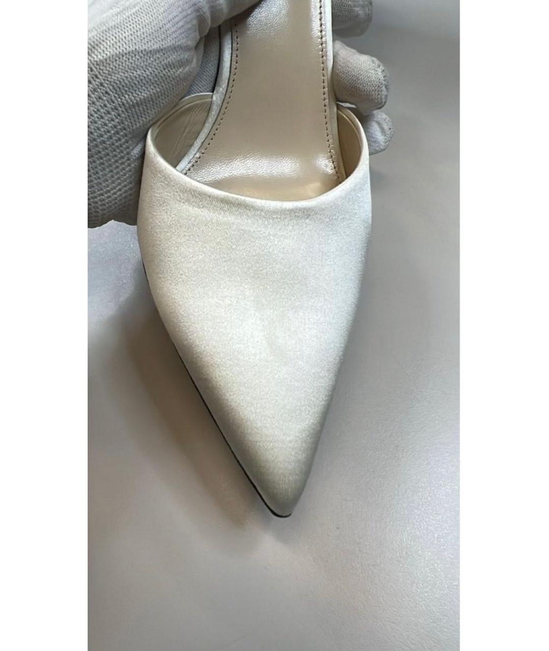 MAGDA BUTRYM Белые кожаные туфли, фото 8