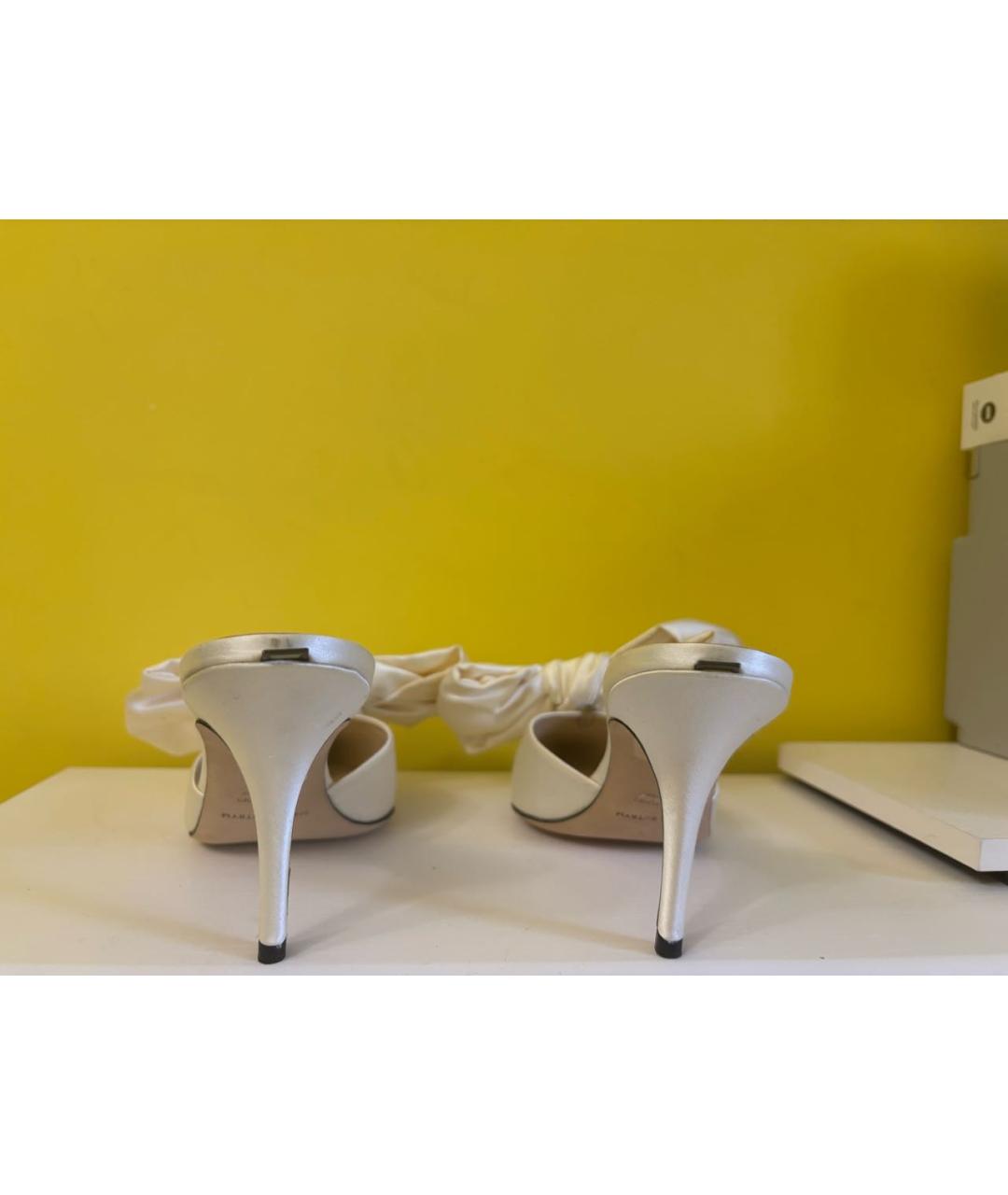 MAGDA BUTRYM Белые кожаные туфли, фото 5