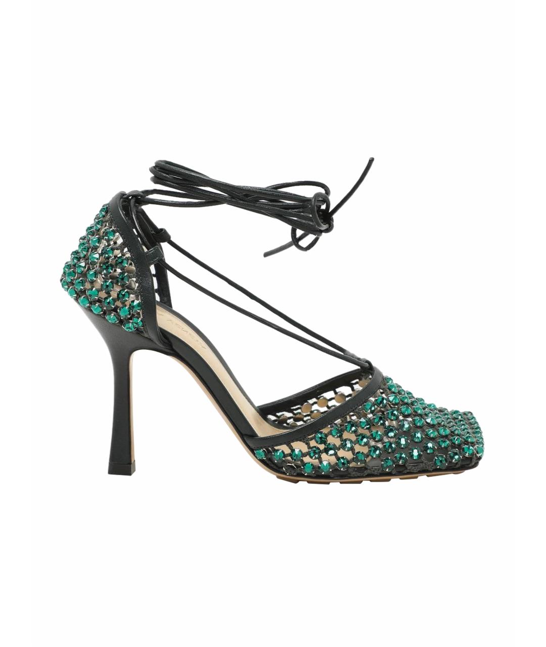 BOTTEGA VENETA Зеленые босоножки, фото 1