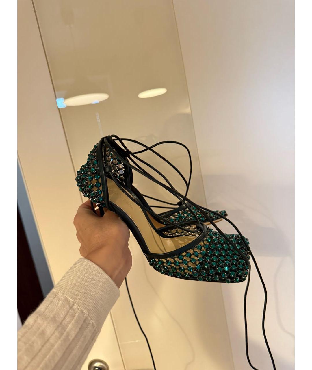 BOTTEGA VENETA Зеленые босоножки, фото 3