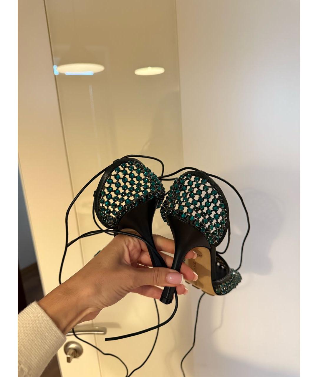 BOTTEGA VENETA Зеленые босоножки, фото 2