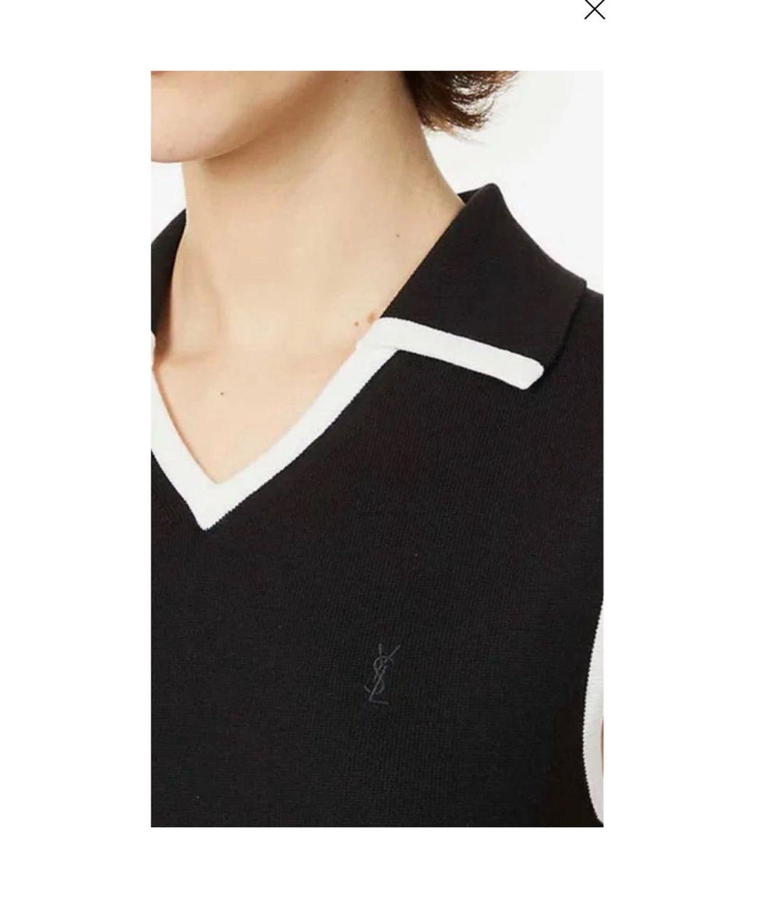 SAINT LAURENT Мульти хлопковая водолазка, фото 7