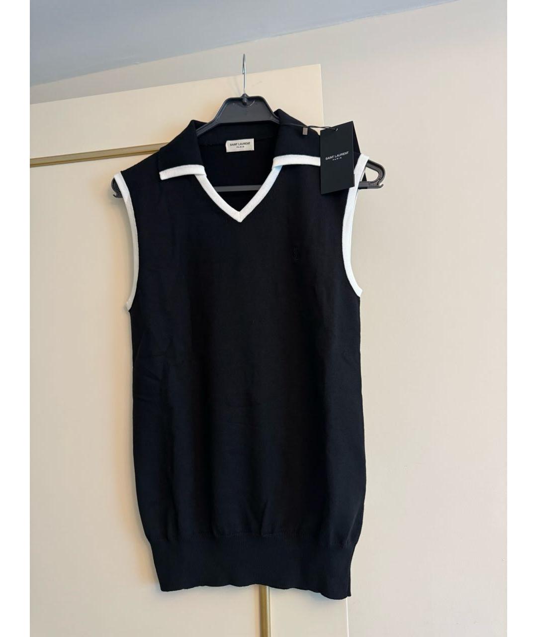 SAINT LAURENT Мульти хлопковая водолазка, фото 3