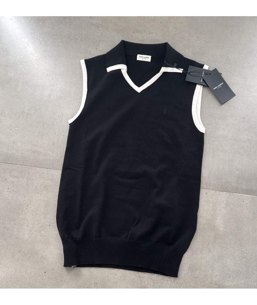 SAINT LAURENT Мульти хлопковая водолазка, фото 6