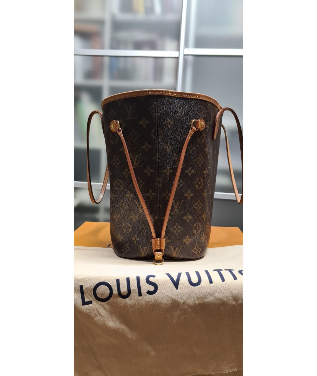 LOUIS VUITTON Коричневая сумка тоут, фото 2