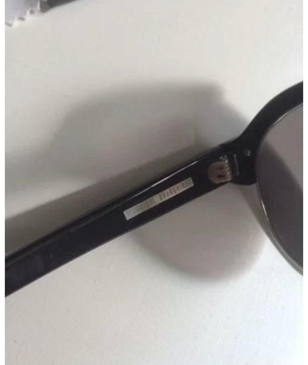 LINDA FARROW Черные пластиковые солнцезащитные очки, фото 2