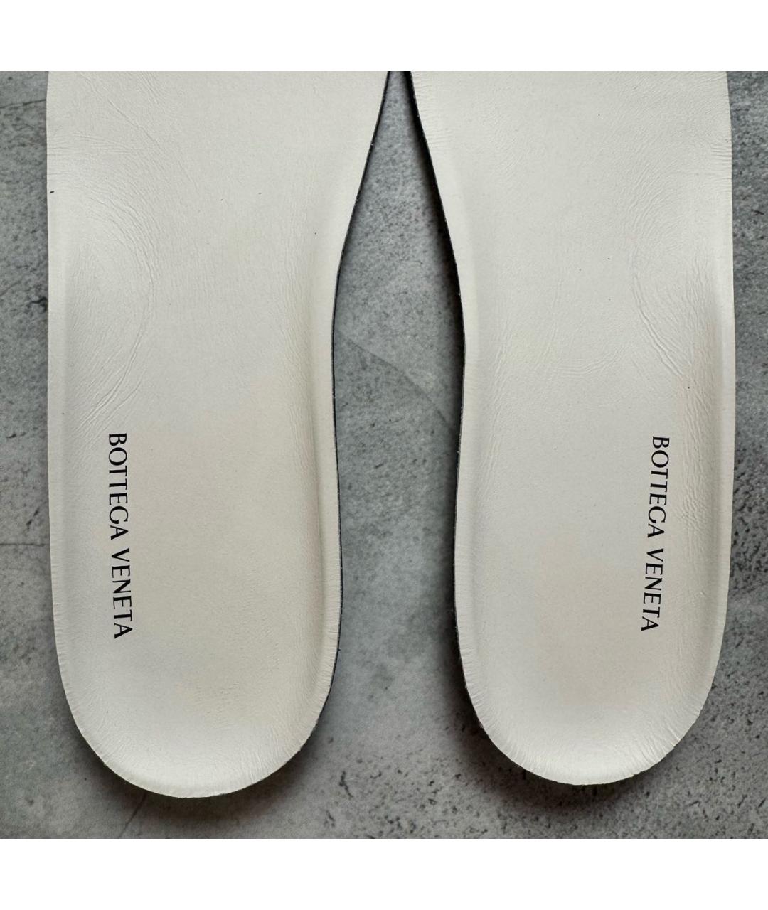 BOTTEGA VENETA Бежевые замшевые низкие кроссовки / кеды, фото 5