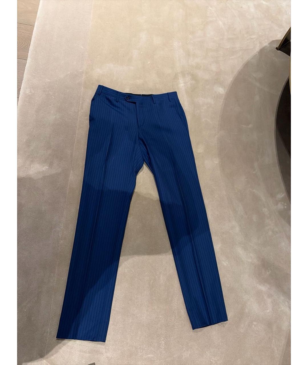 CORNELIANI Темно-синий классический костюм, фото 3